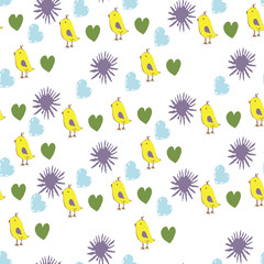  bird pattern in vector 