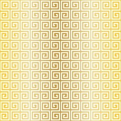 gold vector seamless fretwork pattern