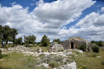 ruins of ancient fortress