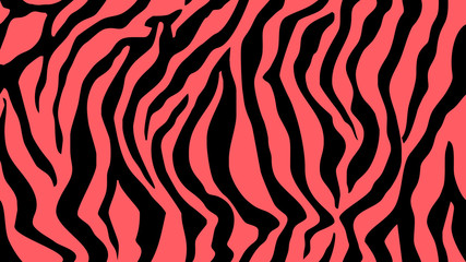 Print pattern texture tiger pink stripe repeated seamless black jungle safari