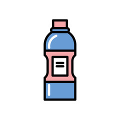 bottle water sport equipment icon