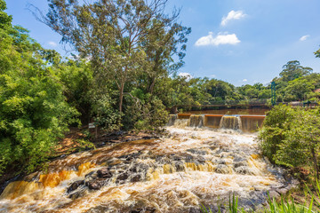 View of Parque dos Saltos. Brotas City, São Paulo - Brazil