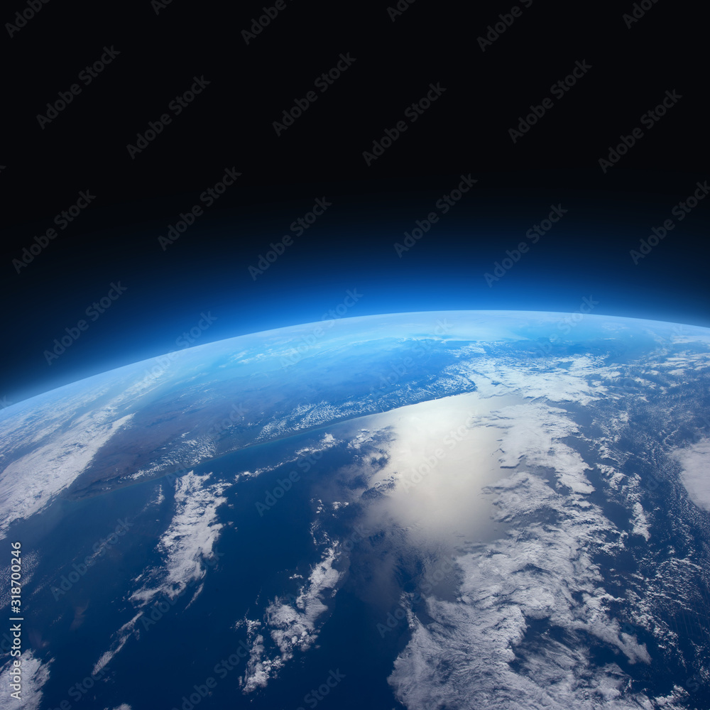 Canvas Prints planet earth in the space.