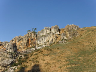 Rocks and steppe