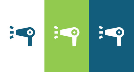 Hairdryer icon for web and mobile