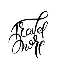 Hand lettering grunge card with textured handcrafted doodle letters in retro style