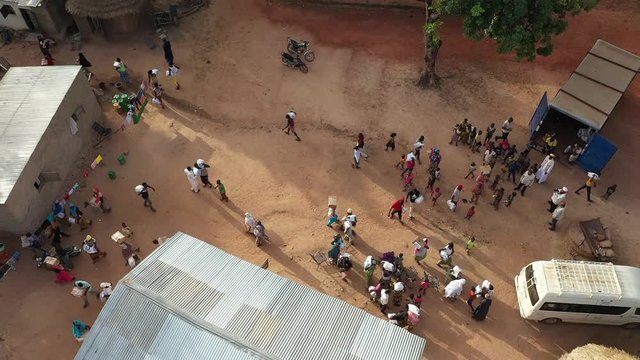 Africa Mali Village Aerial View 11