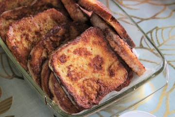 French toasts for breakfast.