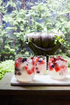 Summer Drink with Fruit