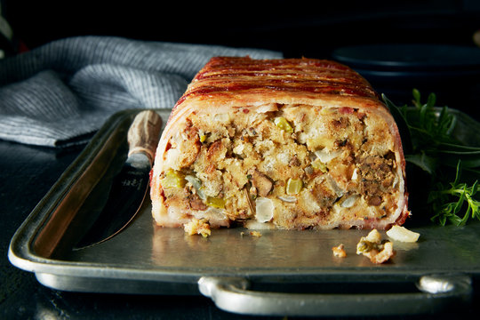 Bacon Wrapped Stuffing