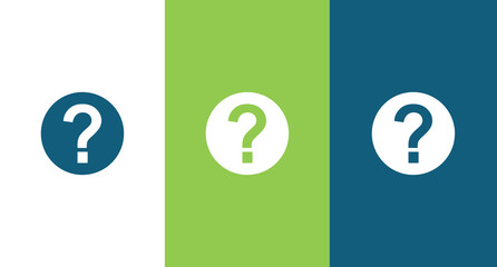 Question icon for web and mobile