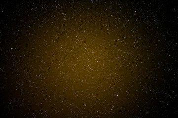 Fototapeta premium The constellation Ursa Major against the background of the other twinkling stars, the shape of a bucket. Astrological night starry sky.