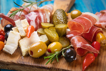 Pickles and cured meats