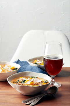 Farro Kale Soup
