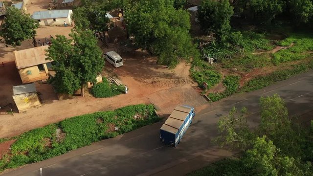 Africa Mali Village Aerial View 12