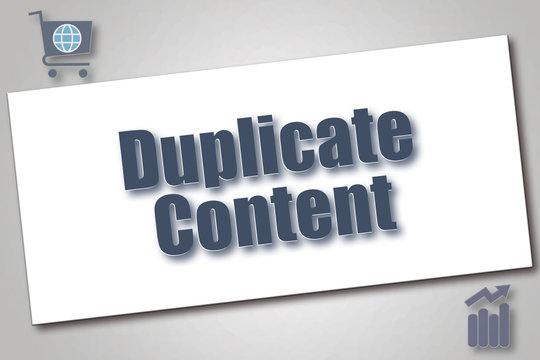 ECommerce - Duplicate Content