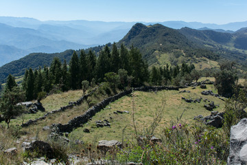Fototapeta na wymiar Mountain view of the Andes Colombia