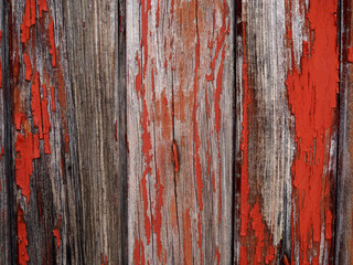 Fondo de madera envejecida de color rojo