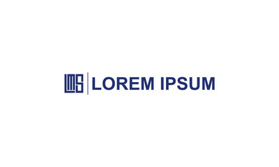 simple creative initial LMS logo template vector icon, for any business, education, accounting financial, construction, or consulting