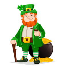 Leprechaun. Happy Saint Patrick's day