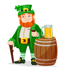 Leprechaun. Happy Saint Patrick's day