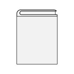 book icon over white background