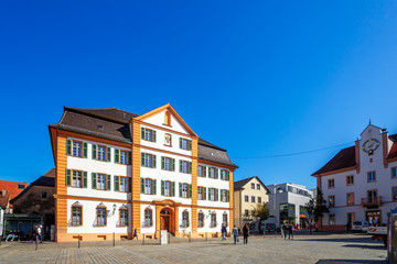 Marktplatz, Ehingen, Baden-Württmberg, Deutschland 