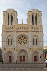 Obraz premium Notre Dame Cathedral in Nice France