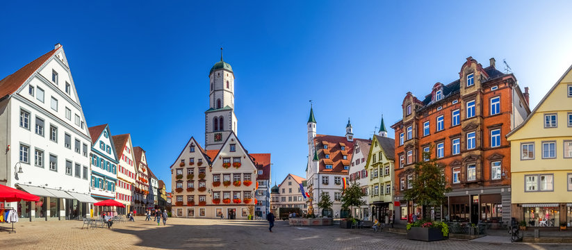 Marktplatz, Biberach an der Ri&szlig;, Deutschland 