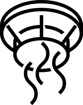 Smoke detector icon, vector illustration