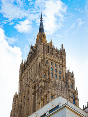 Ministry of Foreign Affairs building in Moscow, Russia