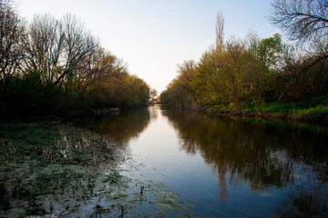 sky and clouds at sunset