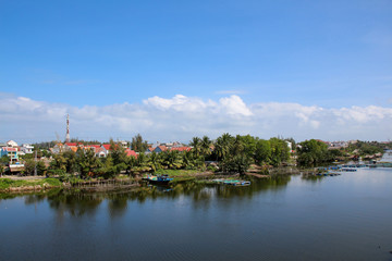 Fototapeta na wymiar Beautiful Landscape in Hoi An Vietnam