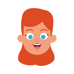 Obraz premium cute girl smiling icon image