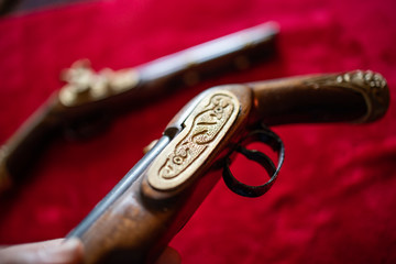 Old blunderbuss offering for duel