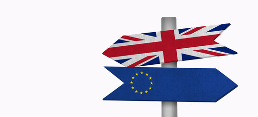 Brexit Konzept - Großbritannien  verlässt die Europäische Union