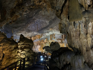 Paradise Cave in the national park Vietnam