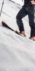 Narty skiturowe - zakładanie fok - sprzęt skiturowy 