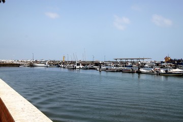 Fototapeta na wymiar marina ,port w Portugalii