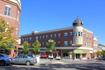 Fototapeta premium Paso Robles, California, Park Street, Downtown