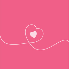 vector love hearts concept.