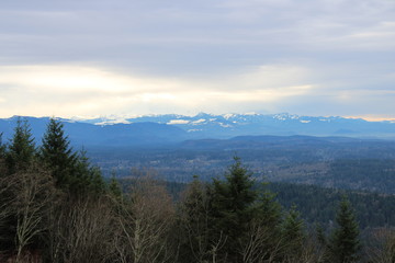 Snowy Mountain Range