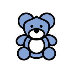 Obraz premium cute bear teddy stuffed character