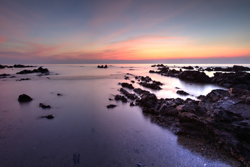 Obraz premium Scenic view of amazing tropical beach. Nature composition and vibrant colors.