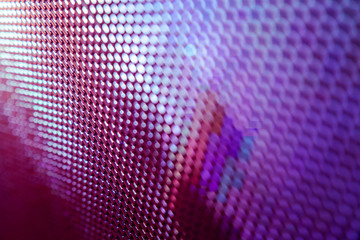CloseUp LED blurred screen. LED soft focus background. abstract background ideal for design.