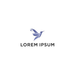 Bird Vector Technology Abstract Illustration Logo Icon Design Template Element