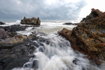 Obraz premium Scenic view of amazing tropical beach. Nature composition and vibrant colors.