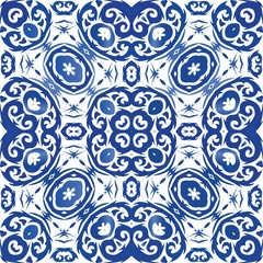 Antique portuguese azulejo ceramic.