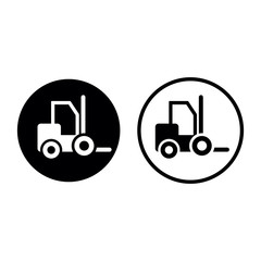 forklift icon, 