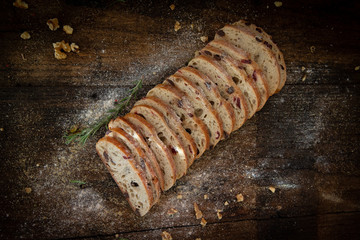 Baked Blueberry Chocolate Bread